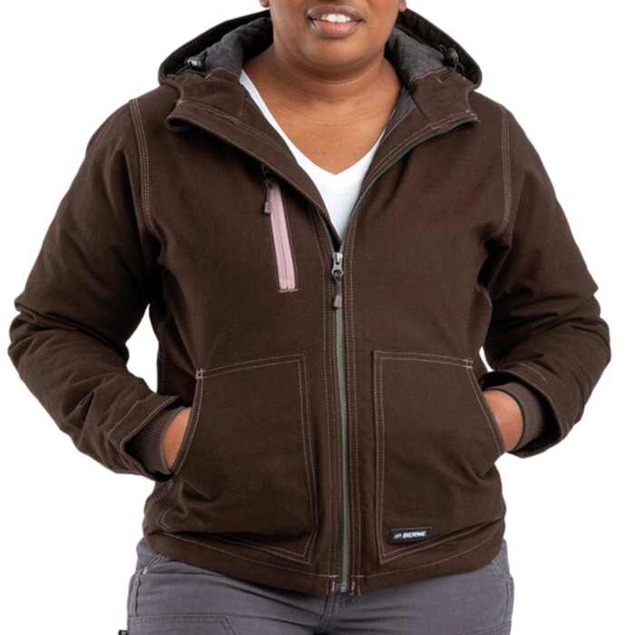 Ladies' Softstone Modern Full-Zip Hooded Jacket Thumbnail