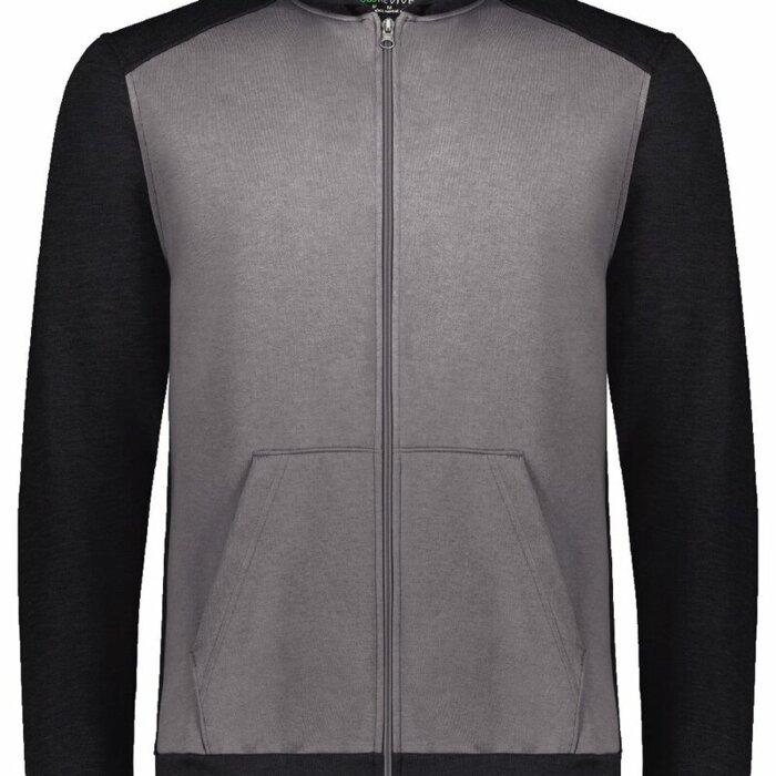 Youth Eco Revive™ Three-Season Triblend Fleece Full-Zip Hooded Sweatshirt Thumbnail