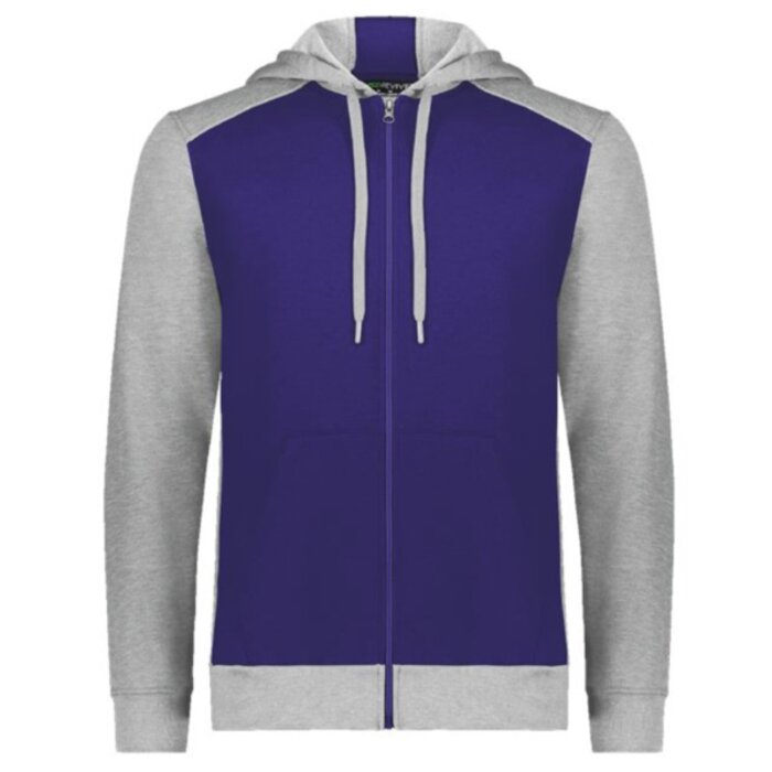 Unisex Eco Revive™ Three-Season Triblend Fleece Full-Zip Hooded Sweatshirt Thumbnail