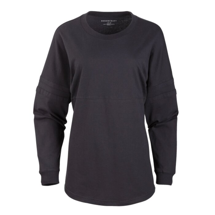 Women's Pom Pom Long Sleeve Jersey T-Shirt Thumbnail