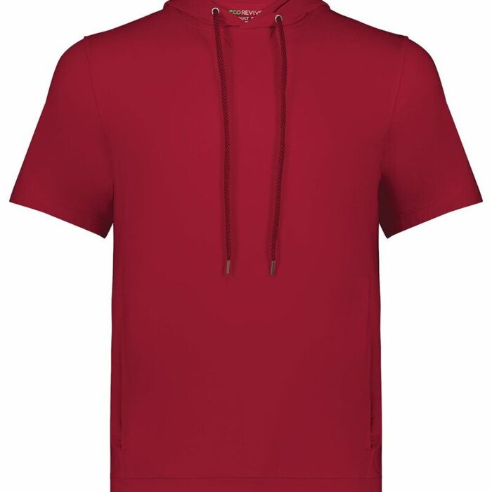 Youth Eco Revive™ Ventura Soft Knit Short Sleeve Hooded Sweatshirt Thumbnail