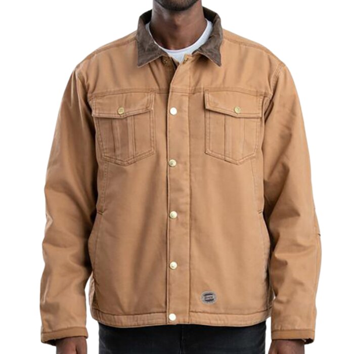 Tall Vintage Washed Sherpa-Lined Work Jacket Thumbnail