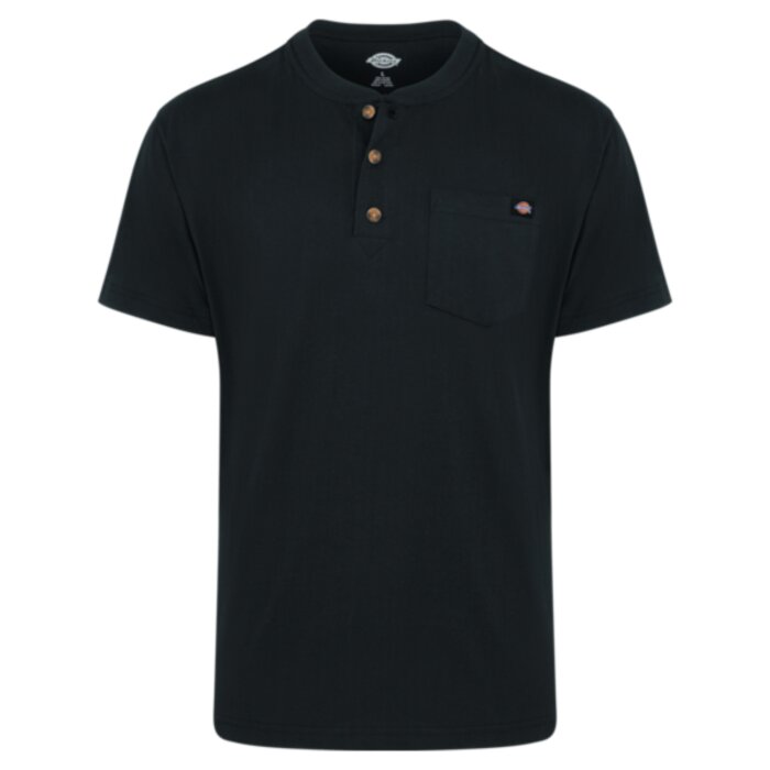 Men's Tall Heavyweight Traditional Short Sleeve Henley Thumbnail