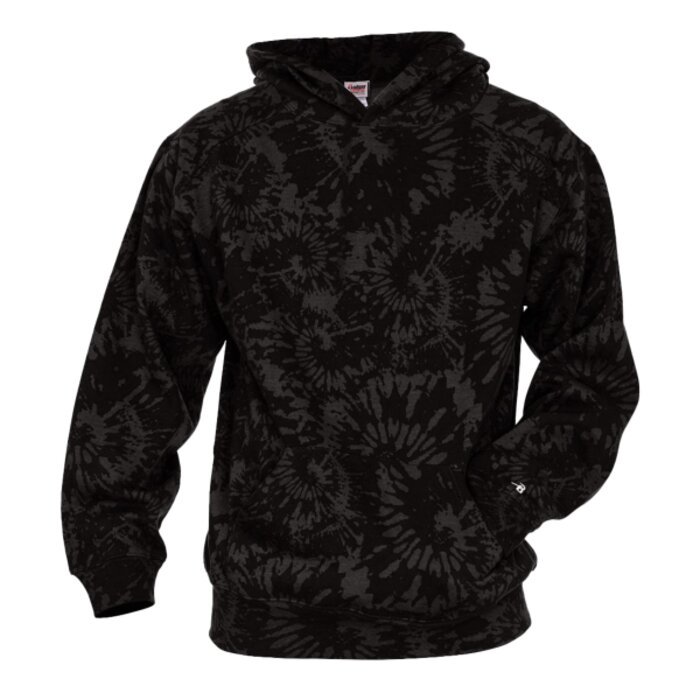 Youth Tie-Dyed Triblend Hooded Sweatshirt Thumbnail