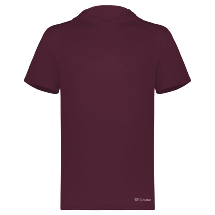 Adult Short Sleeve Hoodie Powered by Coolcore Thumbnail