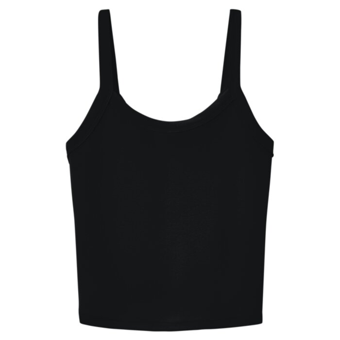 Women's Micro Rib Spaghetti Strap Tank Thumbnail