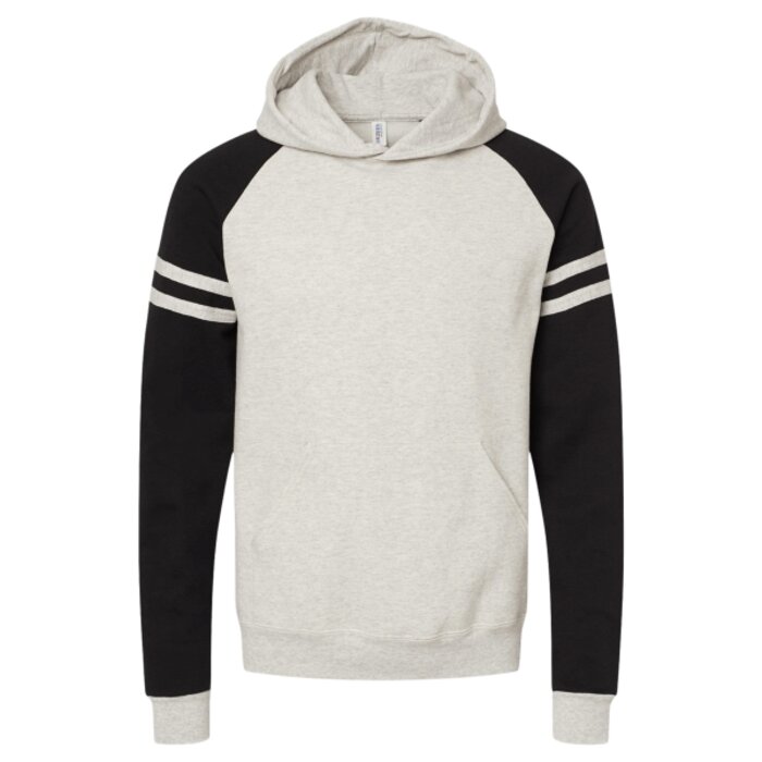 Unisex NuBlend ® Varsity Colorblock Hooded Sweatshirt Thumbnail