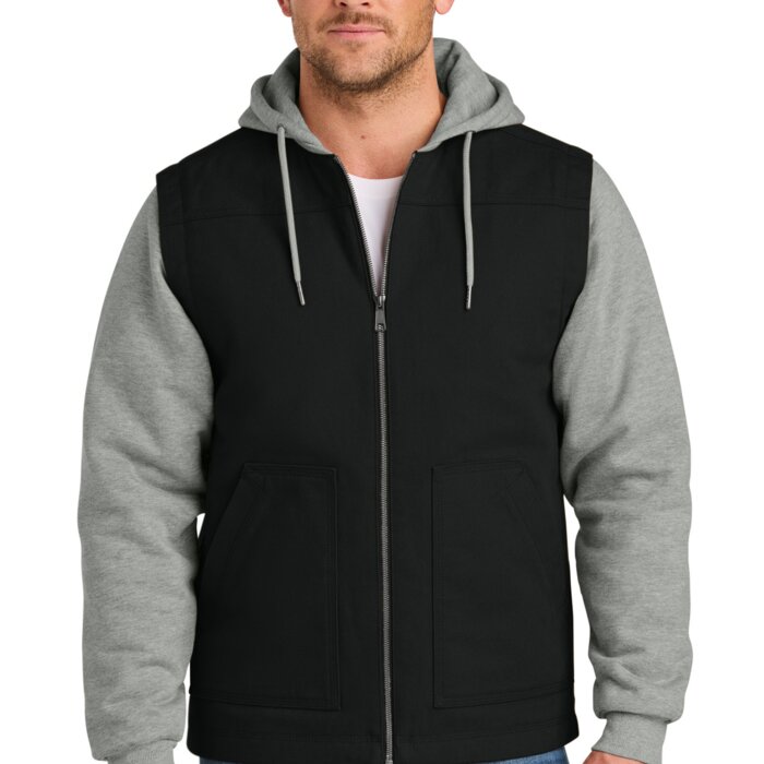 Duck Fleece Full Zip Hooded Jacket Thumbnail