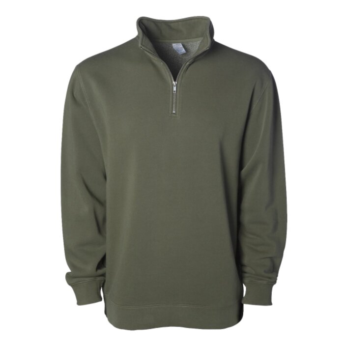 Unisex Pigment-Dyed Quarter-Zip Pullover Thumbnail