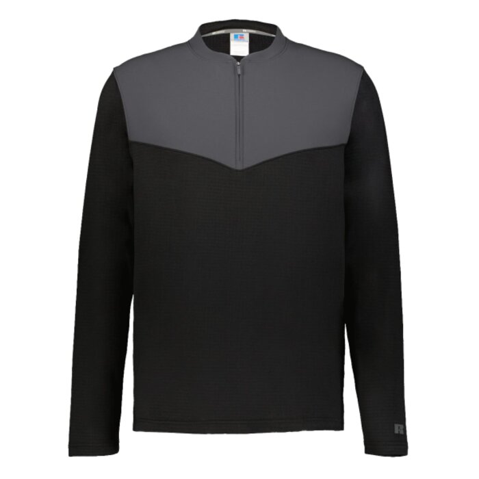 Unisex Sideline Grid Fleece Quarter-Zip Pullover Thumbnail