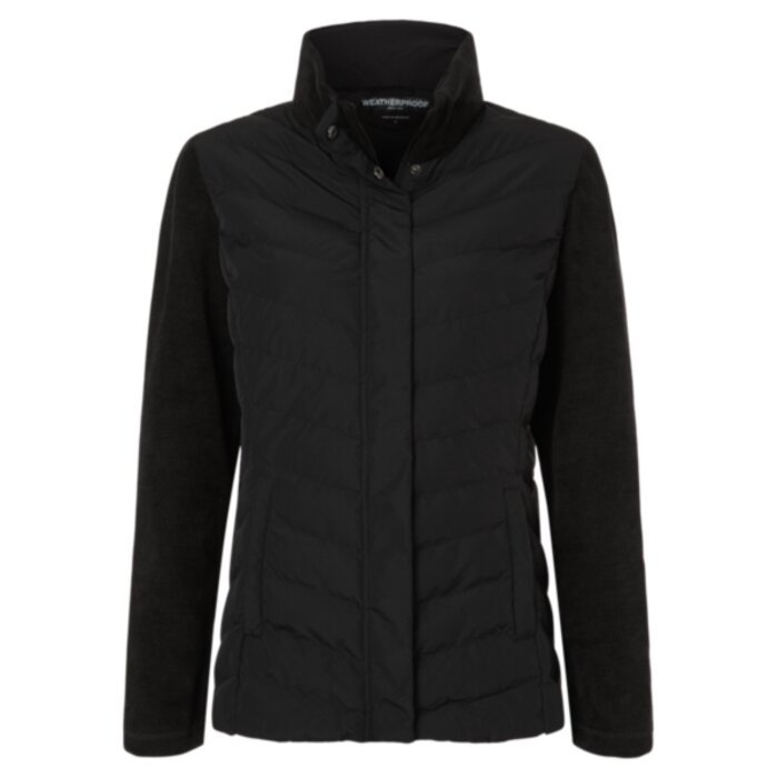 Women's Mixed Media Chevron Jacket Thumbnail