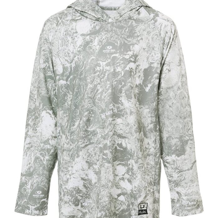 Youth Pursuit Mossy Oak Printed Hooded Long Sleeve T-Shirt Thumbnail