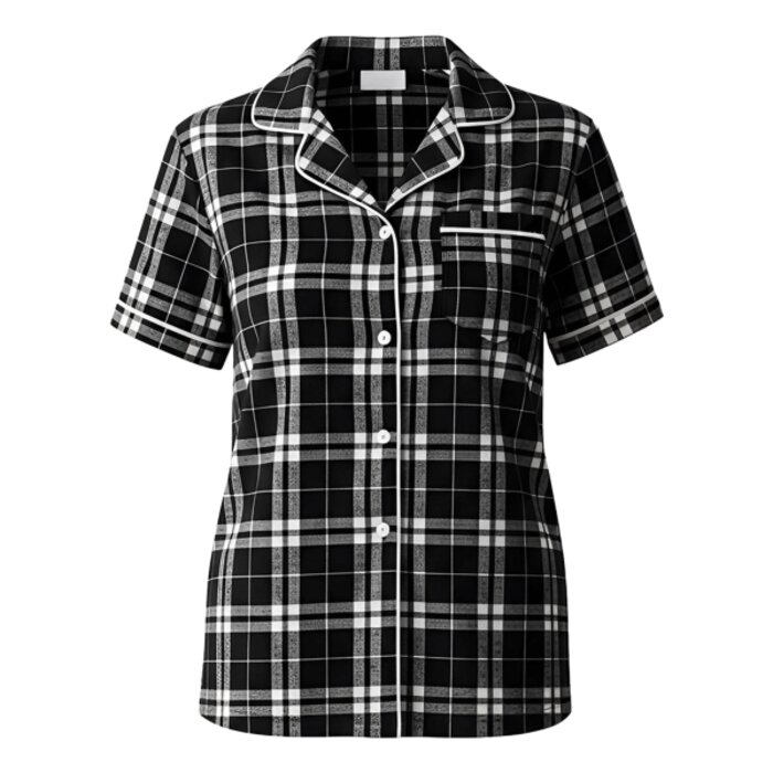 Women's Boxy Flannel Shirt Thumbnail