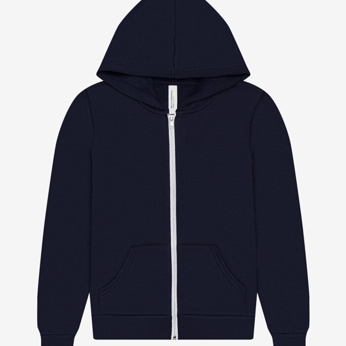 Youth Sponge Fleece Full Zip Hooded Sweatshirt Thumbnail