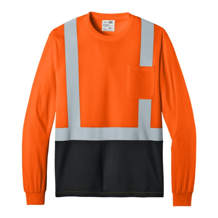 Ansi 107 Class 2 Long Sleeve Mesh Blocked Tee Thumbnail