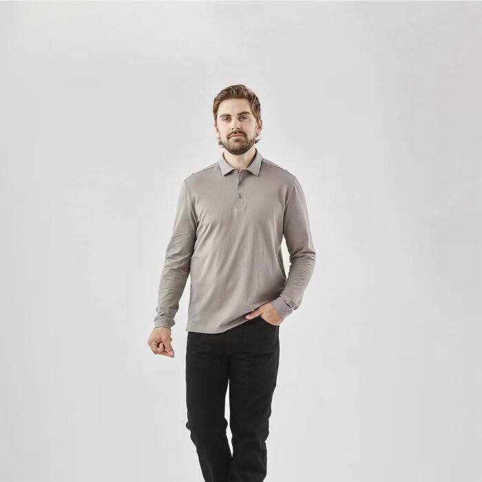 Stormtech Men's Nevada L/S Micro Pique Polo Thumbnail