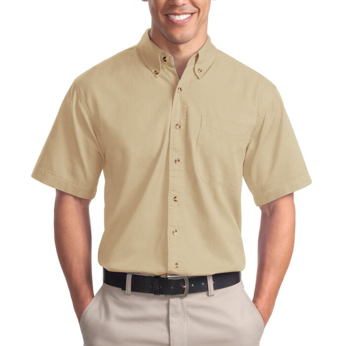 Short Sleeve Twill Shirt Thumbnail