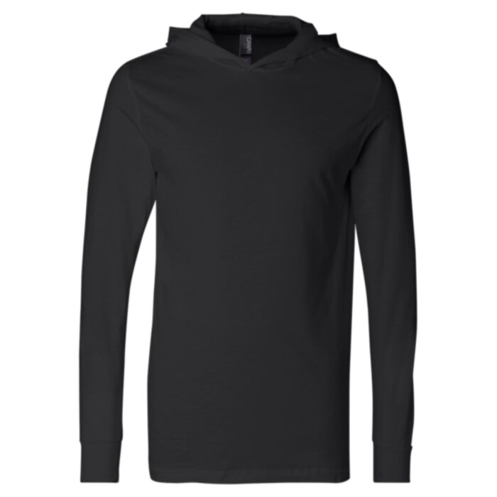 Unisex Jersey Hooded Long Sleeve Tee Thumbnail