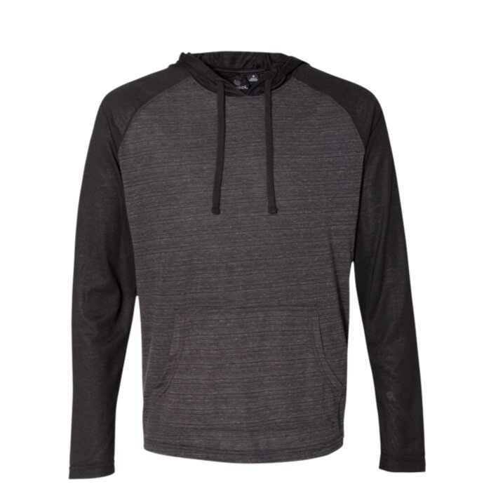 Unisex Yarn-Dyed Hooded Raglan T-Shirt Thumbnail