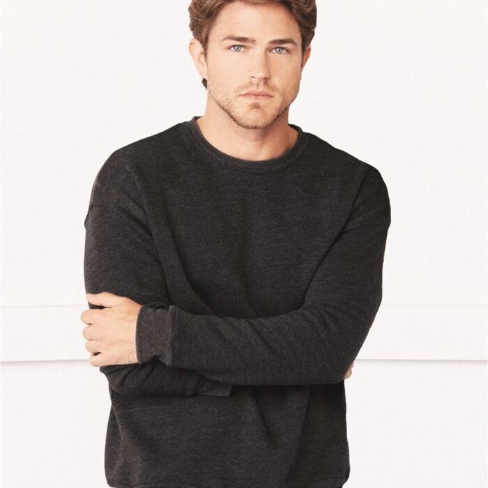 Unisex Sponge Fleece Drop Shoulder Crewneck Sweatshirt Thumbnail