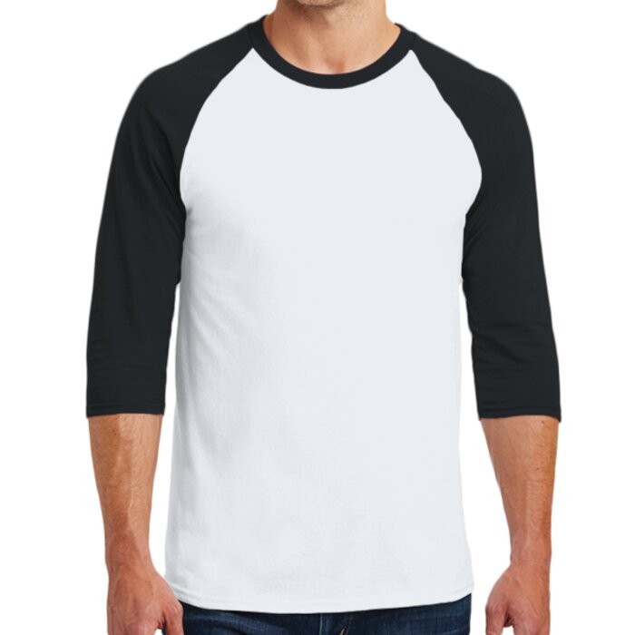 Heavy Cotton ™ 3/4 Sleeve Raglan T Shirt Thumbnail