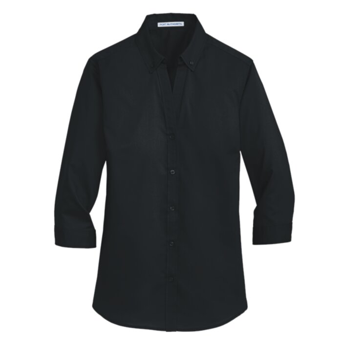 Women's 3/4 Sleeve SuperPro Twill Shirt Thumbnail