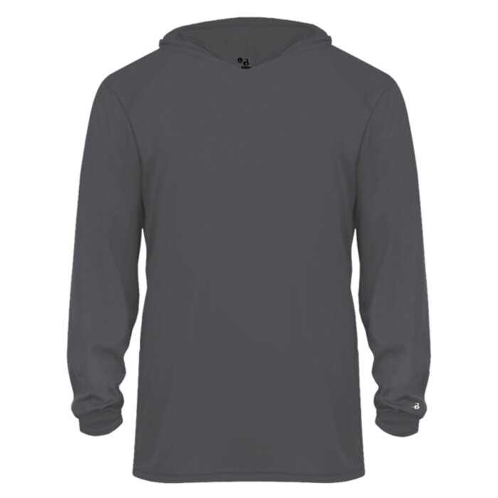 Youth B-Core Long Sleeve Hooded T-Shirt Thumbnail