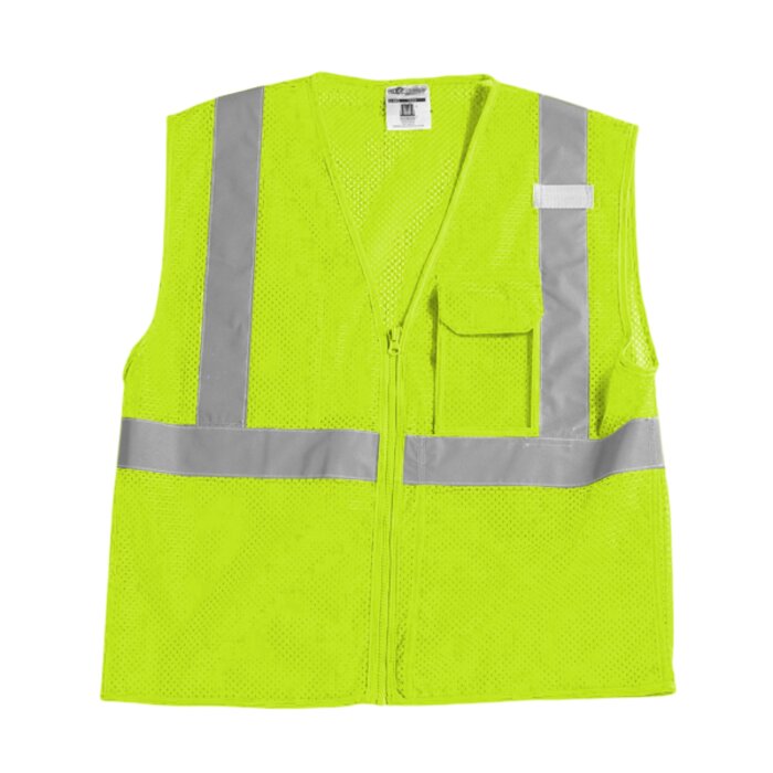 Unisex Clear ID Vest with Zipper Closure Thumbnail