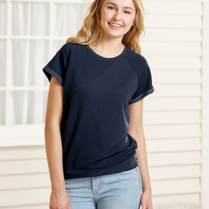 Women's Sweetheart French Terry Pullover Thumbnail