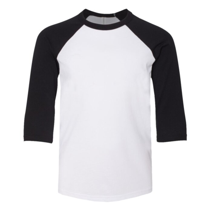 Youth Three-Quarter Sleeve Baseball Tee Thumbnail