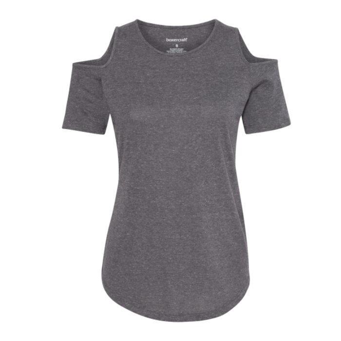 Women's Cold Shoulder T-Shirt Thumbnail