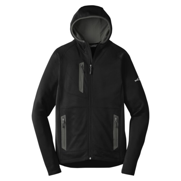 Sport Hooded Full Zip Fleece Jacket Thumbnail