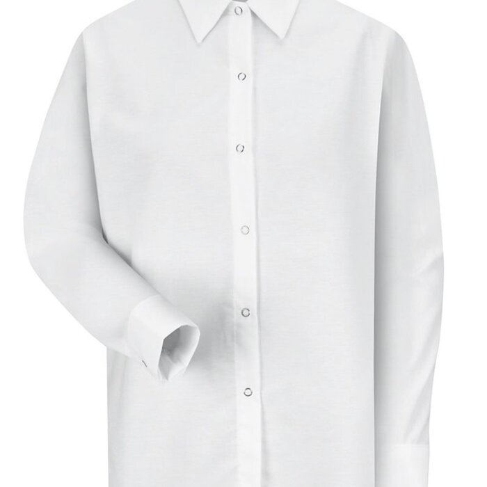 Women's Long Sleeve Specialized Pocketless Poplin Work Shirt Thumbnail