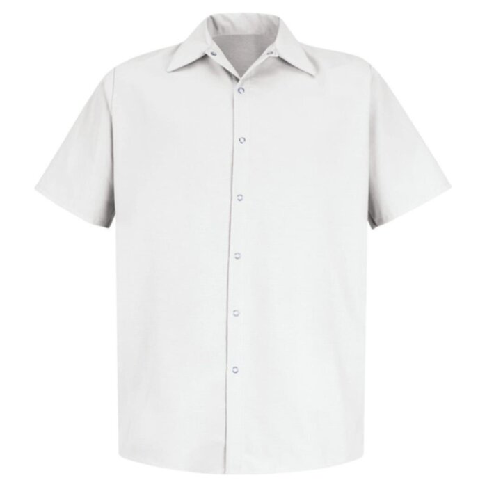Men's Tall Specialized Short Sleeve Pocketless Work Shirt Thumbnail