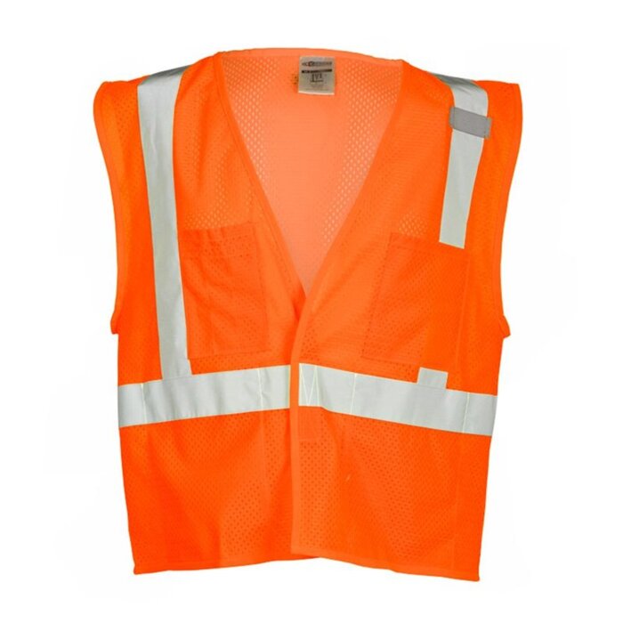 Unisex 4 Pocket Hook-and-Loop Mesh Vest Thumbnail