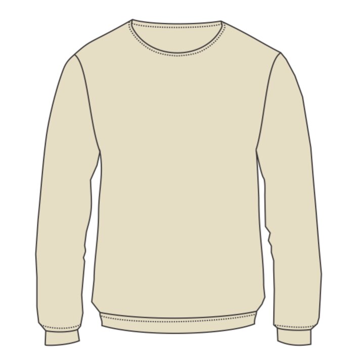 Unisex USA-Made Super Heavy Oversized Crewneck Sweatshirt Thumbnail