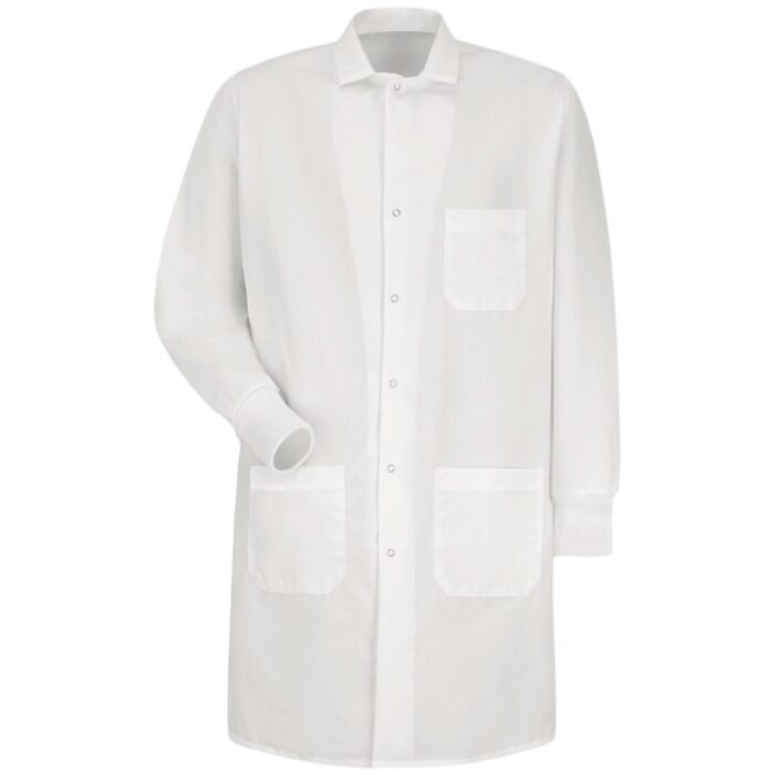 Unisex Poplin Specialized Cuffed Lab Coat Thumbnail