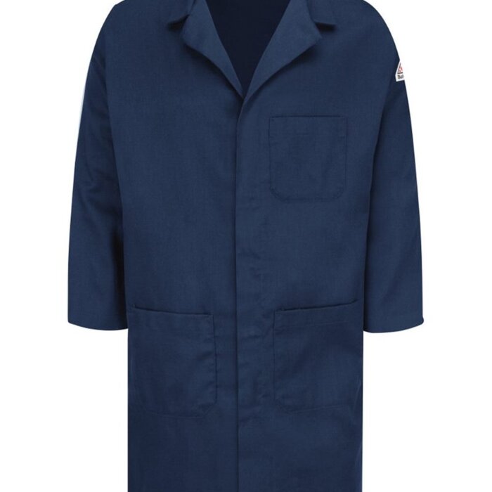 Men's Concealed Snap Front Lab Coat - EXCEL FR® ComforTouch® - 6 oz. Thumbnail