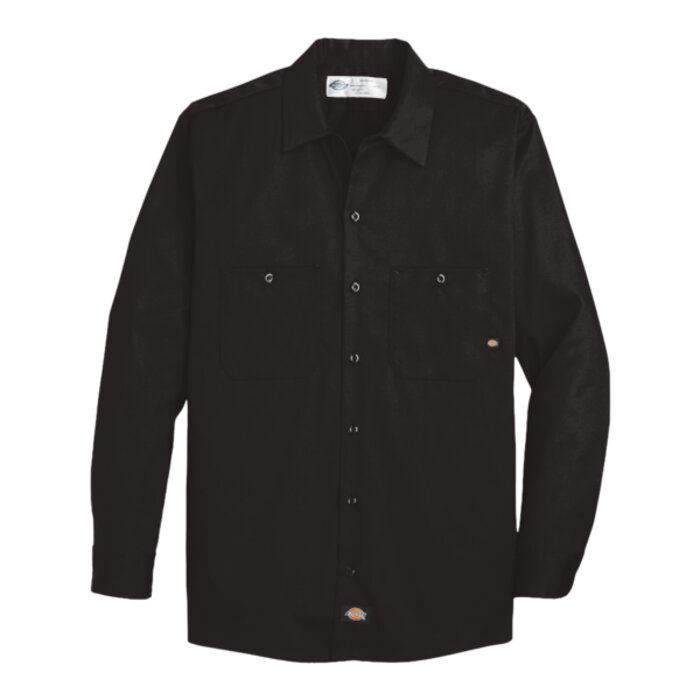 Industrial Cotton Long Sleeve Work Shirt - Tall Sizes Thumbnail