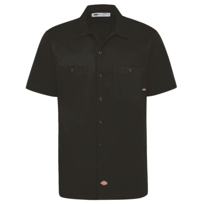 Men's Industrial Short Sleeve Cotton Work Shirt Thumbnail