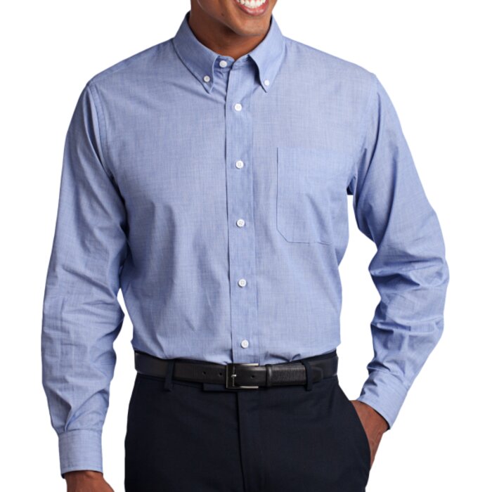 Tall Crosshatch Easy Care Shirt Thumbnail