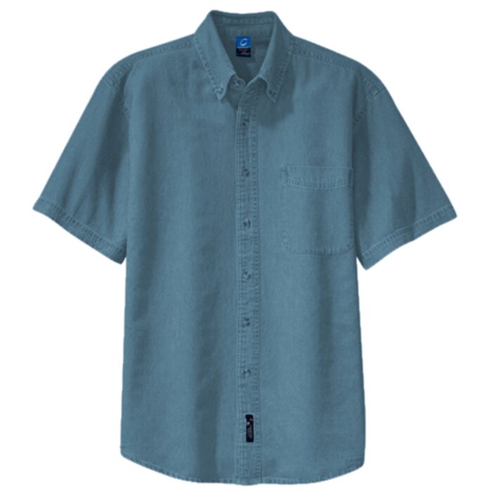 Short Sleeve Value Denim Shirt Thumbnail