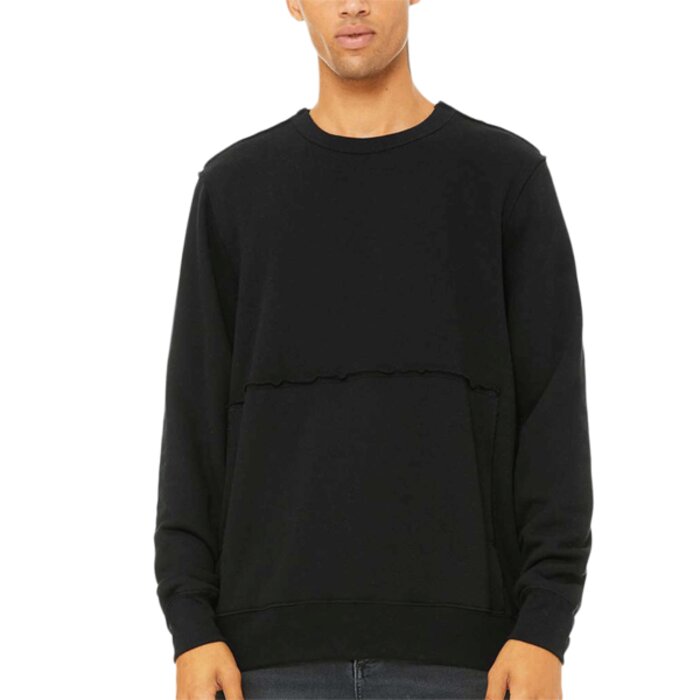 FWD Fashion Unisex Raw Seam Crewneck Sweatshirt Thumbnail