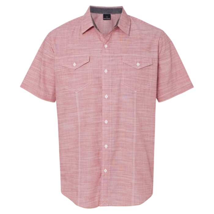 Textured Solid Short Sleeve Shirt Thumbnail