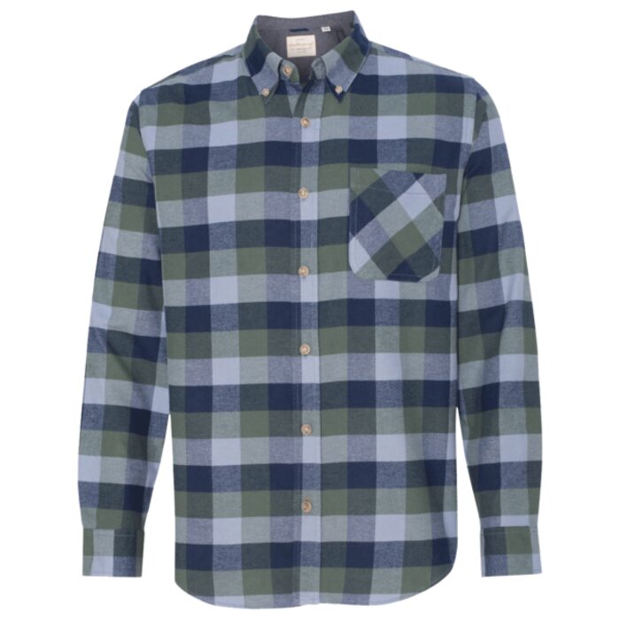 Vintage Brushed Flannel Long Sleeve Shirt Thumbnail