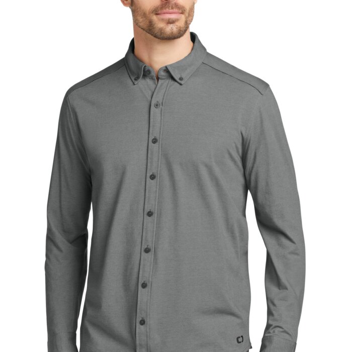 Code Stretch Long Sleeve Button Up Thumbnail