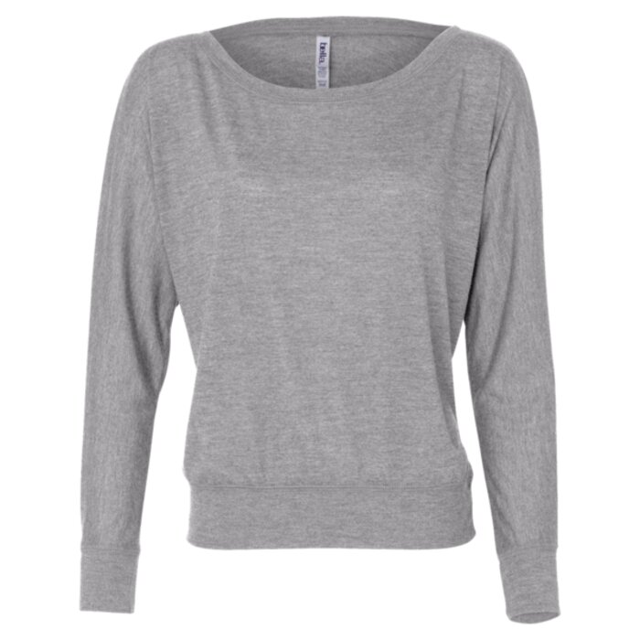 Women’s Flowy Off Shoulder Long Sleeve Tee Thumbnail