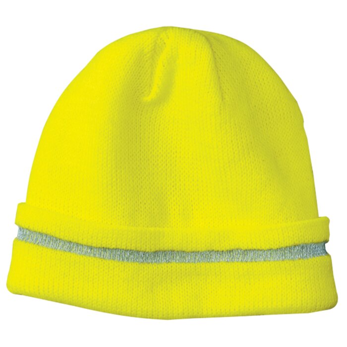 Enhanced Visibility Beanie with Reflective Stripe Thumbnail