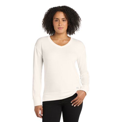 Ladies Luuma Flex Long Sleeve V Neck Thumbnail