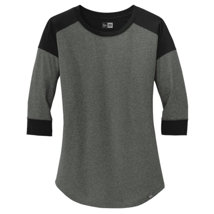 Ladies Heritage Blend 3/4 Sleeve Baseball Raglan Tee Thumbnail